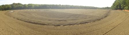 Construction of new polo ground by Agrostis